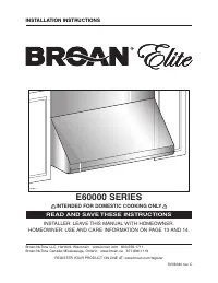 Broan E6030SS