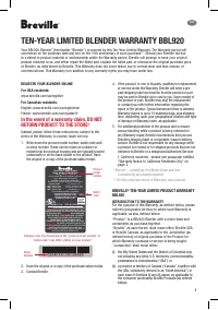 Breville BBL920 BLENDER