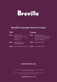 Breville BGR820XL