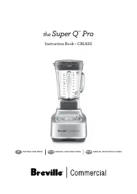 Breville SUPER Q