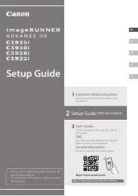 Canon imageRUNNER ADVANCE DX C3935i