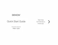 Denon PMA 150H