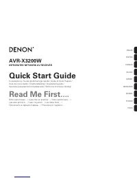 Denon AVRX3200W