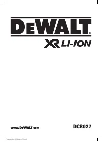 Dewalt DCR027 XE