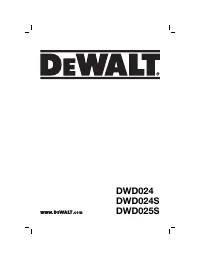 Dewalt DWD025S XE