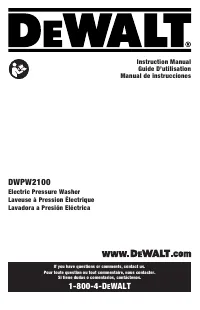 Dewalt DWPW2100
