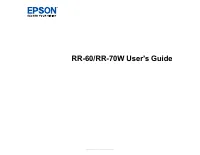 Epson RR 70W