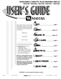 Maytag MAV6300