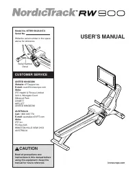 NordicTrack NTRW19423