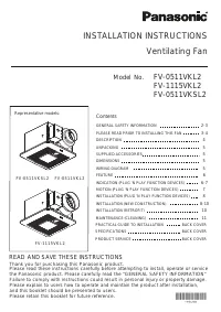 Panasonic FV 0511VKSL2