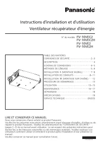 Panasonic FV 10VEC2