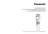 Panasonic ER GB80
