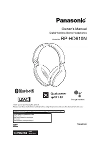 Panasonic RP HD610N