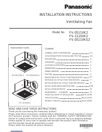 Panasonic FV 0511VK2