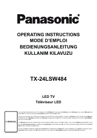 Panasonic TX 24LSW484