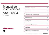 Pioneer VSXLX504