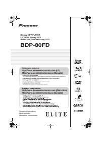 Pioneer BDP 80FD