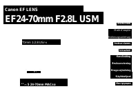 Canon EF24-70 