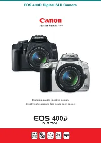 Canon EOS 400D 