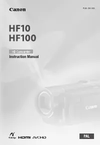 Canon HF100 