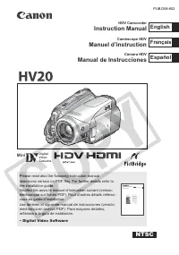Canon HV20 