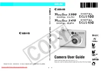 Canon IXUS 500 HS 
