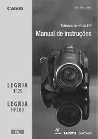 Canon LEGRIA HF20 