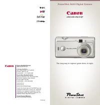 Canon PowerShot A400 