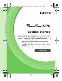 Canon PowerShot D20 