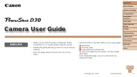 Canon PowerShot D30 