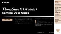 Canon PowerShot G1 X Mark II 