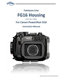 Canon PowerShot G16 