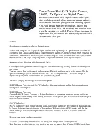 Canon PowerShot S3 IS 