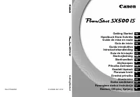 Canon PowerShot SX500 IS 