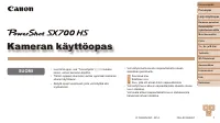 Canon PowerShot SX700 HS 