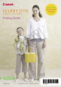 Canon SELPHY CP770 