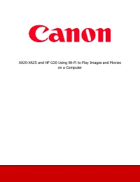 Canon XA25 