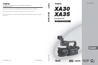 Canon XA30 