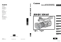 Canon XH A1 