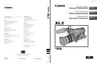 Canon XL2 