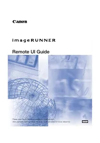 Canon imageRUNNER 2800 
