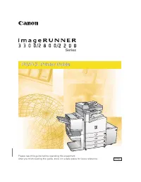 Canon imageRUNNER 3300 