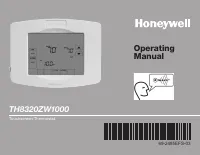 Honeywell 69-2485EFS-03 TH8320ZW1000 