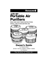 Honeywell Air Purifier 50100 