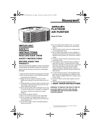Honeywell ENVIRACAIRE HTT-022 