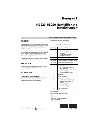 Honeywell HE220 