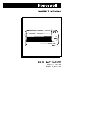 Honeywell HEAT BLASTER HZ-615 