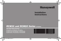 Honeywell RCW25 