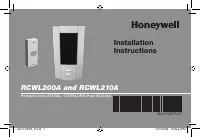 Honeywell RCWL210A 