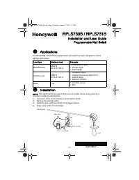 Honeywell Switch RPLS730B 